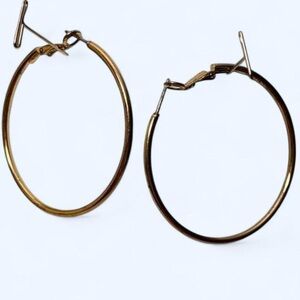 Elegant Gold Hoop Earrings